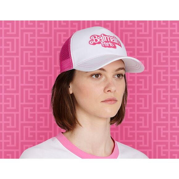 Mattel Creations Balmain X‎ Barbie Movie White Cap RARE - Picture 1 of 6